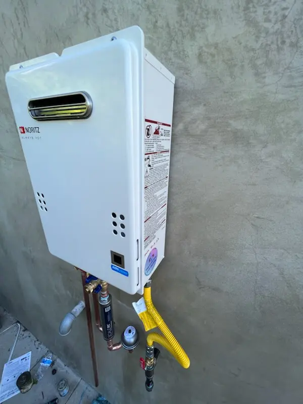 Tankless water heater installation for Highgrove homes